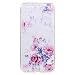 Produktbild Honor 9 Silikon Hülle,Lonchee Bunte Muster Weich TPU Handy Hülle Durchsichtig Transparent Etui Cover Case Protective Shell Soft Schutzhülle Telefon Kasten für Huawei Honor 9 – Pinke Rose