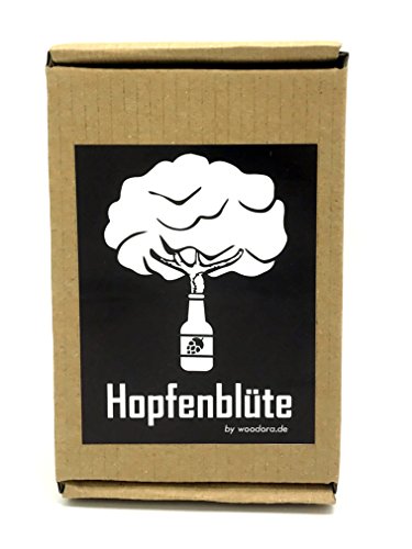 HOPFENBLÜTE Männergeschenk – Woodora Hopfen Samen Anzuchtset – Geschenk für Bierliebhaber – witziges Geburtstagsgeschenk - 4