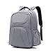 Produktbild LIUSIYU Mochila Con pañales para bebés, Mochila para pañales multifunción impermeable, Mochila Ligera para viajes,Gray