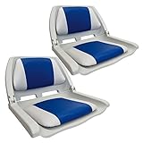 Waterside 2er Set Klappbarer Design Allwetter Bootssitz...