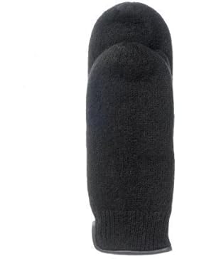 Roeckl Walkfäustel mit Lederpaspol, 100% Schurwolle