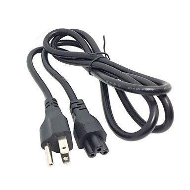 KLM USA Travel Power Cord US 3-Pin Stecker auf IEC C5 Kabel für Notebook Laptop 5 ft 1,5 m - 2