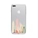Produktbild licaso Apple iPhone 7 Plus Handyhülle Smartphone Apple Case aus TPU mit New York Skyscrapers Print Motiv Slim Design Transparent Cover Schutz Hülle Protector Soft Aufdruck Lustig Funny Druck