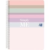 Oxford Cute A4+ Notebook, Europeanbook 5, Plastic Cover, Squared 5 x 5, 120 Sheets, Simply