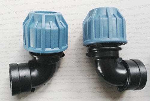 SHKV25MK34 Schwanenhals Klemmverbindung IBC-Container Zubehör-Garten-Fass-Tank-Regenwasser-Tank-Adapter-Fitting-Kanister - 3