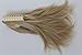 New Claw Clip in Tousled style short Synthetic Hairpieces with 3 soft wired Bun Scrunchies Scrunchy Straight Updo Hairdo Blonde (Light Blonde fully mixed #16/613)