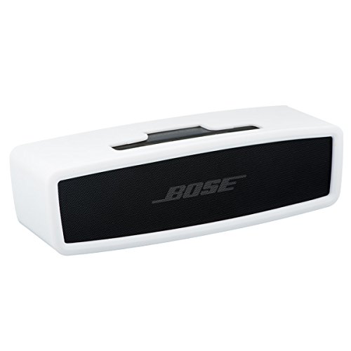 QUMOX Weißen Haut-Stoßdämpfer für BOSE Soundlink Mini I II Bluetooth drahtloser Lautsprecher