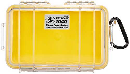 Pelican 1040 MicroCase - Caja (Policarbonato, Amarillo, 166 mm, 100 mm, 44 mm, 338 g)