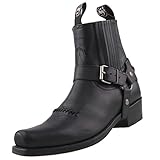  Sendra Boots - Botas Estilo Motero Hombre, Color Negro, Talla 41 EU