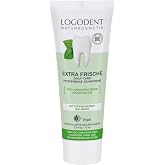LOGODENT Naturkosmetik Extra Fresh Daily Care Toothpaste, with Organic Chamomile and Organic Peppermint Oil, to Keep Gums Hea