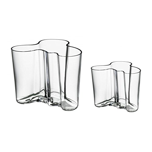 Iittala Aalto Vase - 120 + 95mm - klar [A]