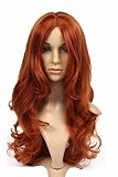 perücke rot locken Volle Eleganz und Weiblichkeit mit viel Volumen und weichem Haar. Sieht sehr natrülich aus, fast wie Echthaar.