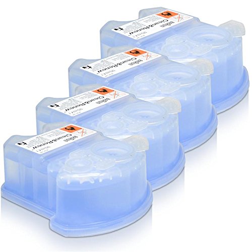 4x Braun Series Replacement cartridges with with cleaning fluid (170ml)