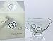 Produktbild Milano Sauciere Glas mit hearts Strass Made in Italy Bonboniere