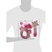 SHILOH Baby Rattle Plush Doll 2 count Pink 4.8inX5.6in