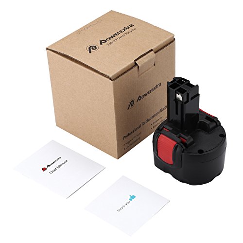 Powerextra 9,6V 3,0Ah Ersatzakku für Bosch 2607335272 2607335461 PSR960 GSR9.6 - 7
