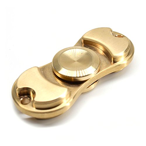 Kammty Fidget Hand Spinner High Speed Stainless Steel Bearing ADHD Focus Anxiety Relief Toys Perfect For ADD, ADHD, Anxiety, and Autism Adult Children (Gold)