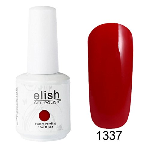 Frenshion 15ML Esmaltes de Uñas Semi Permanente Gel Polish Soak Off UV LED Nail Art Manicura Duradero 1337