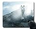 Produktbild Mauspad Rutschfeste Naturkautschuk-Rechteck-Mauspads, Tierwolf Frauen Gaming Mousepad Mat
