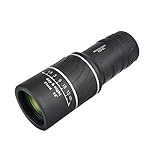 FMC beschichtung und Bak4 Prisma: BaK4 Prima ist ein Material mit einem höheren Brechungsindex als BK7, mit ausgezeichneter Farbreproduzierbarkeit und verhindert dunkle Ränder im Bild. eine einzigartige FMC-Mehrschichtbeschichtung mit hohem Lichttransmissionsgrad, die durchschnittliche Transmission von mehr als 99,5% im Spektralbereich von 400 bis 680 Nanometer. Damit kann dieses Monokular Ihnen die realistischste Ansicht präsentieren.