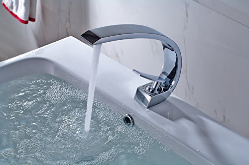 Timaco Wasserhahn Bad Chrom Waschbecken Waschtisch Armatur Einhebelmischer Badarmatur Mischbatterie Waschbeckenarmatur Badzimmer - 4