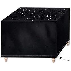 Osarke Housse Salon de Jardin Housse Table de Jardin Imperméable Bâche Salon de Jardin Housse Mobilier Jardin Extérieure Protection Meubles de Jardin Tissu Oxford 420D (250 x 250 x 90cm) - Noir