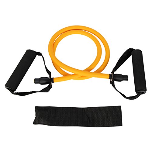 Fitness/Toning Tube Profi für Gymnastik Yoga Pilates mit Türanker in versch. Stärken Expander Professional Body Résistance Band/Seil - 2