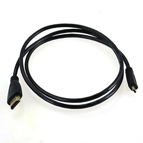 QHGstore 0.5m MICRO HDMI-HDMI-Kabel mit Ethernet-Gold überzogen für Handys