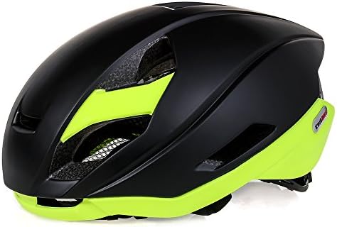 Cycle Helmet Road Bike Cycling CE Safety Helmet Mens Ladies Adult Bike Helmet (Black Green)