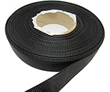 Envío combinado 1 rollo de 16 mm x 20 m groguén acanalado cinta, negro, doble cara, boda, favores, decorativo, Pascua, Navidad, la artesanía 16 mm