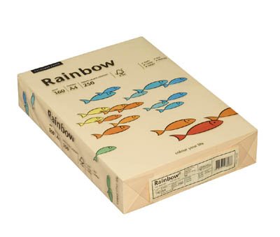 PAPYRUS Multifunktionspapier Rainbow, A4, 160 g qm, chamois