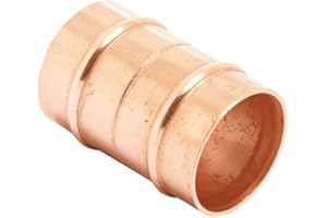 ODSUPPLIES Copper 8mm Solder Ring Straight Coupling - Pack of 10