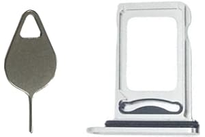 Snailcanfly Nano Dual SIM Kartenfach Slot Halter Adapter Ersatz für iPhone 15 Pro 6.1" / iPhone 15 Pro Max 6.7" Mit Pin Natural Titanium