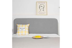 UYEOCO Copri Testata Letto, Copertura Testiera Letto Fodera Elastica Vello Protezione Testata Matrimoniale Cover Cuscino Lavabile per Decorazione Camera (Color : E, Size : 90-110cm)