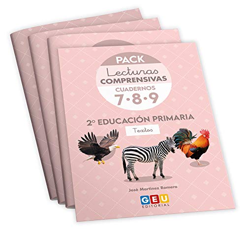 Pack Lecturas Comprensivas 2º Educación Primaria: Mejora Comprensión Lectora Editorial GEU