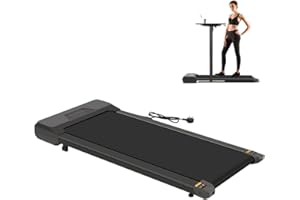 PANANA Under Desk Treadmill for Home Use Portable Treadmill Electric Walkstation with LED Display Remote Control, Walking Running Machine for Home Office Gym Use, Free installation
