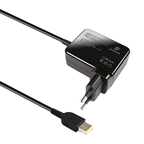 Laptop Charger, POWERILLEX 65W AC Laptop Power Adapter 20V 3.25A for Lenovo Laptop Notebooks with Rectangular Slim Tip Common Power Plug and 5.9 FT Power Cable