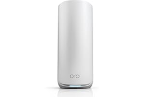 ‎NETGEAR NETGEAR Orbi 870 Serie (RBE870) Tri-Band WiFi 7 Mesh Zusatzsatellit – kompatibel mit Orbi RBE872 und RBE873 – Sicherheitsfunktionen, Abdeckung bis 200 m2 – BE21000 802.11be (bis zu 21 Gbit/s)