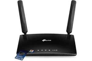 THETECHNOLOGYDOCTORS TP-Link MR6400 4G Cat4 LTE Single Band Router with O2 Data SIM Card Bundle