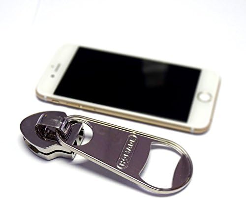 KAFUKA Fridge Magnet Bottle Opener Zip Refrigerator Large, Heavy Duty Stainless Steel