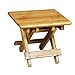 Produktbild MyAou-Shower Chair Duschstuhl Portable Faltbare Bambus Hocker Kind Bad Stuhl Outdoor Angeln Stuhl (Größe : 28.5 * 25cm)
