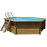 Piscina Madera Gre Vanille TerraPools 412x119 cm.