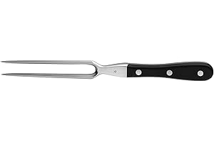 WMF Spitzenklasse Plus Fleischgabel Edelstahl, Grillgabel Tranchiergabel 27 cm, Cromargan Edelstahl, Zinkenlänge 12 cm