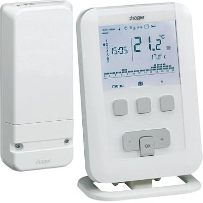 Hager Ek560 – ambiante Thermostat programmable radio
