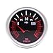 Produktbild Morza Durable Schwarz Dial Red Point 52mm Universal-12V LED Smoke Len 0-100psi Ölpresse-Lehren-Messinstrument