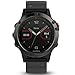 Produktbild Garmin Fenix 5 GPS Multisportuhr mit schwarzem Armband grau 2018 Puls-messgerät Puls-Messer
