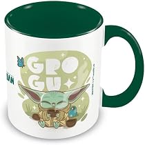 Star Wars Mandalorian Tasse – Mit Grogu Design, 325 Ml, Offizielles Merchandise