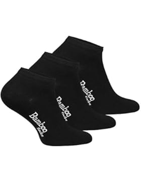 6 Paar BAMBUS Sneaker Socken ANTIBAKTERIELL, Unisex, von Vincent Creation®
