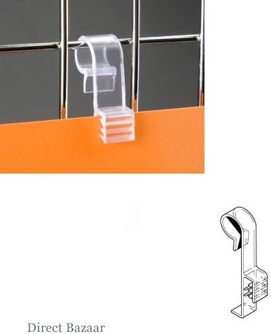 12 x Wire Basket Sign Holder,Co-Extruded Clear PVC Supergrip. Fits Wire to 94mm