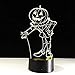 Produktbild Licht Halloween 3D Nachtlicht Elektrische Illusion 3D Lampe Led 7 Farbwechsel Usb Touch Schreibtischlampe Für Kinder Geschenk